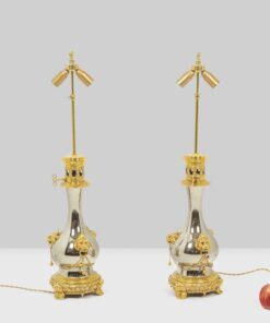 Metal and Bronze Lamps - Pair - Styylish