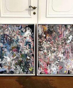 Contemporary Painting- by Kristin Herberger-Koch- with second Secret garden painting- Styylish