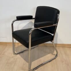 Steel Bauhaus Armchair - Side Profile - Styylish