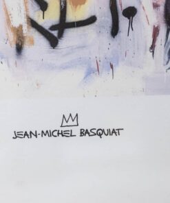 Jean-Michel Basquiat Silkscreen - Signature - Styylish