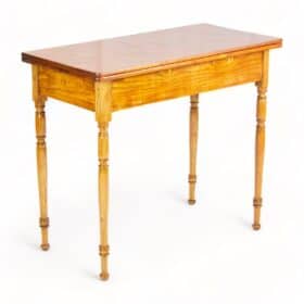 19th Century Ash Wood Game Table, Late Biedermeier