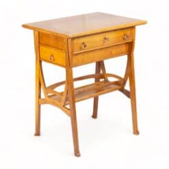 Art Nouveau Oakwood Sewing Table- Styylish