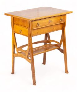 Art Nouveau Oakwood Sewing Table- Styylish