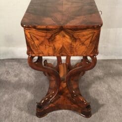 Antique Biedermeier Sewing Table - Side Detail - Styylish