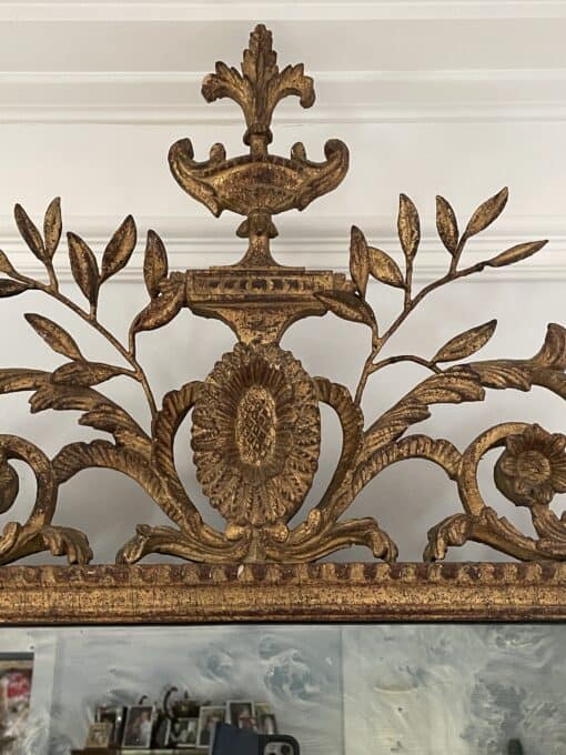 Giltwood Louis XVI Mirror - Top - Styylish