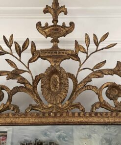Giltwood Louis XVI Mirror - Top - Styylish