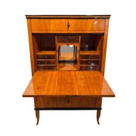 Early Biedermeier Secretaire, Cherry Veneer, Mahogany, South Germany circa 1820