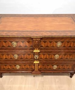 Alternative view of Louis XVI Walnut Commode, Inlays, Gold-Plate, Austria/Vienna circa 1790