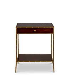 Side Table in Mahogany - Front - Styylish