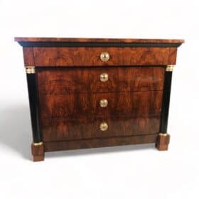 Biedermeier Walnut Chest of Drawers, Germany 1820