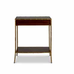 Side Table in Mahogany - Back - Styylish