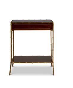 Side Table in Mahogany - Back - Styylish