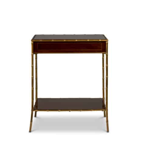 Side Table in Mahogany - Back - Styylish