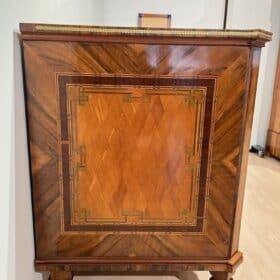 Louis XVI Walnut Commode, Inlays, Gold-Plate, Austria/Vienna circa 1790