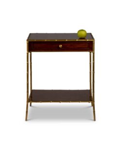 Side Table in Mahogany - Staged - Styylish