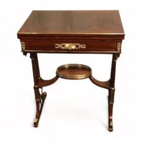 Empire Style Card or Tea Table, Vienna 1880-1900, Antique