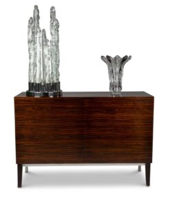 Rosewood Sideboard - With Lamps On Top - Styylish