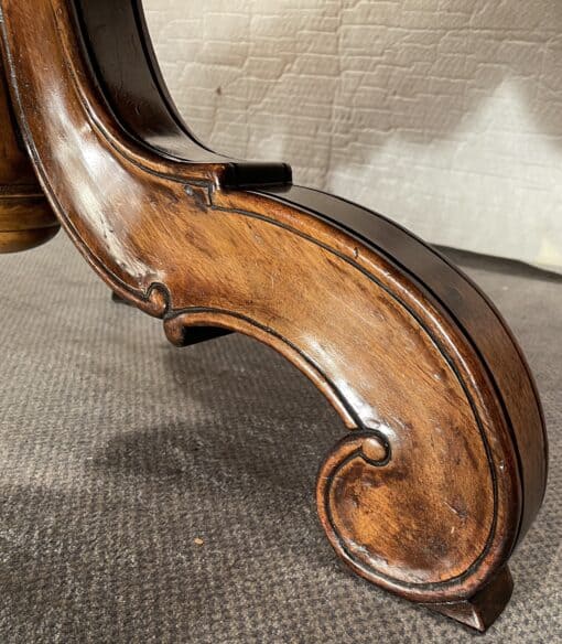 Biedermeier Marquetry Center Table - Foot - Styylish