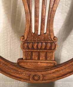 Pair of Louis XVI Chairs - Wood Detail - Styylish