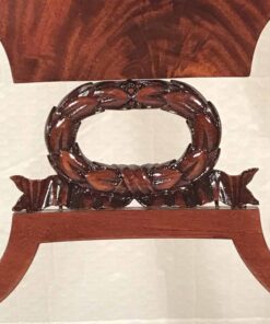 Pair of Swedish Gustavian Side Chairs - Backrest Detail - Styylish