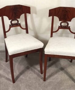 Pair of Swedish Gustavian Side Chairs - Set - Styylish