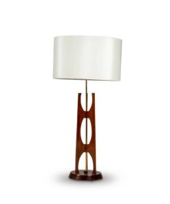 Teak and Brass Lamp - Styylish