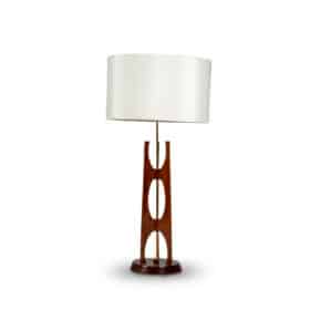 Teak and Brass Lamp, 1960s