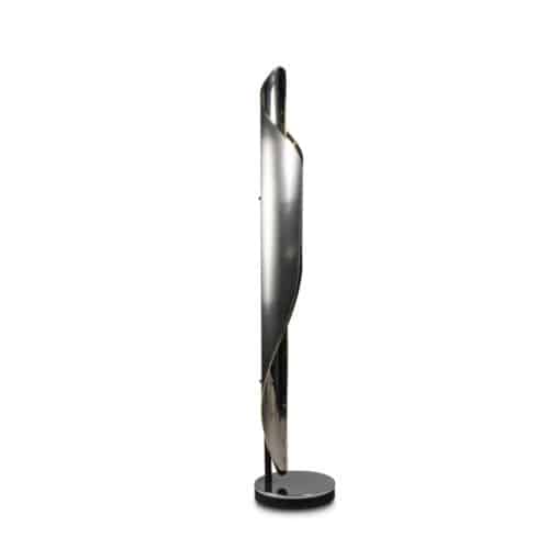 Brushed Metal Lamp - Side - Styylish