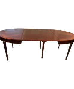 French Extendable Mahogany Table - Extended Profile - Styylish