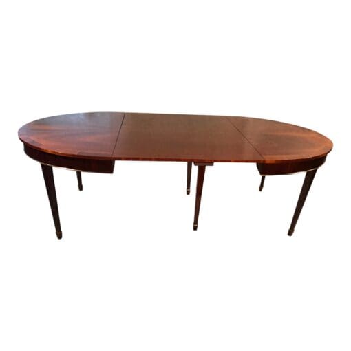 French Extendable Mahogany Table - Extended Profile - Styylish