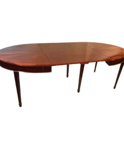French Extendable Mahogany Table - Extended Side Profile - Styylish