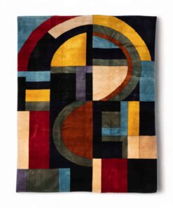 Geometric Wool Rug - Styylish