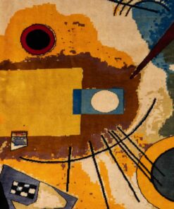 Kandinsky Inspired Rug - Yellows - Styylish