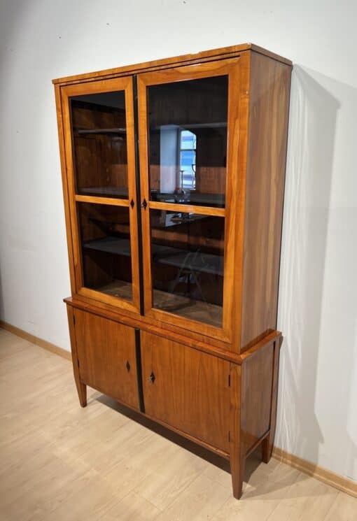 Cherry Biedermeier Vitrine - Side Profile - Styylish