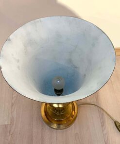 Brass Art Deco Lamp - Shade Interior - Styylish