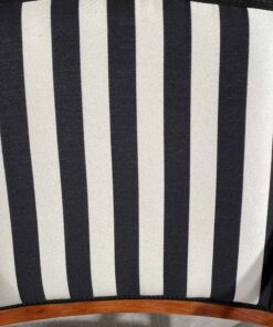 Pair of Biedermeier Armchairs- detail of fabric- Styylish