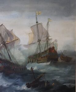 Oil Painting of Galleons - Galleons - Styylish