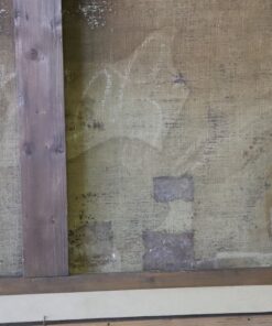 Oil Painting of Galleons - Back Detail - Styylish