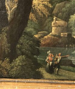 Old Master Landscape Painting - Figures - Styylish