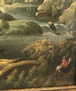 Old Master Landscape Painting - Figure in Corner - Styylish