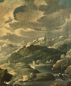Old Master Landscape Painting - Mountain Details - Styylish
