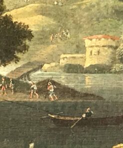 Old Master Landscape Painting - River Details - Styylish