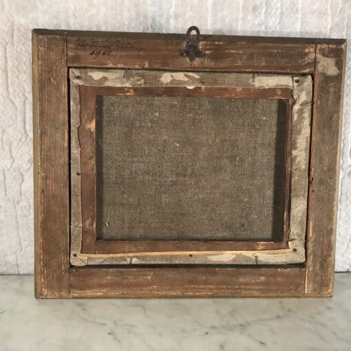 Old Master Landscape Painting - Back of Frame - Styylish