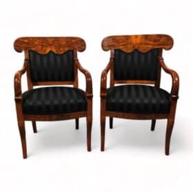 Pair of Biedermeier Armchairs, South German 1820