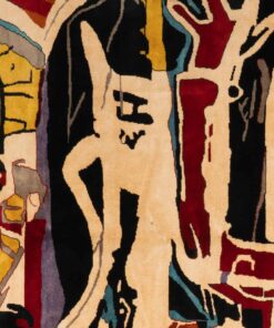 Jean-Michel Basquiat Inspired Tapestry - Detail - Styylish