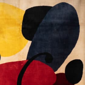 Alexander Calder Inspired Rug, Wool. Contemporary Work.