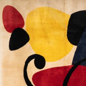 Alexander Calder Inspired Rug, Wool. Contemporary Work.