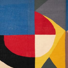 Sonia Delaunay Inspired Rug or Tapestry. Contemporary Work.