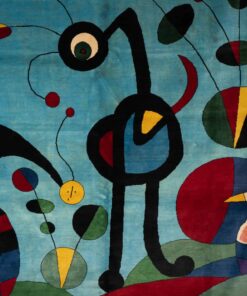Colorful Joan Miro Rug - Figure - Styylish