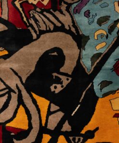 Picabia inspired Rug - Color Close Up - Styylish